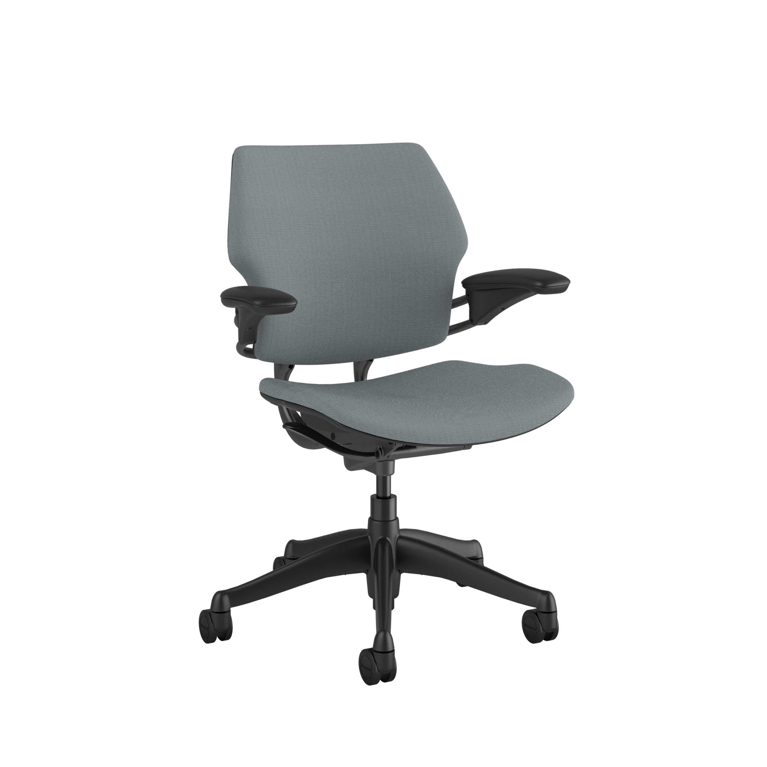 freedomtaskchair-mediumgrey freedomtaskchair mediumgrey scaled <ul> <li>Standard Duron Arms</li> <li>Corde Textile Pattern</li> <li>Graphite Frame and Base</li> <li>Standard Cylinder 5"</li> <li>Standard Foam Seat Pan</li> </ul>