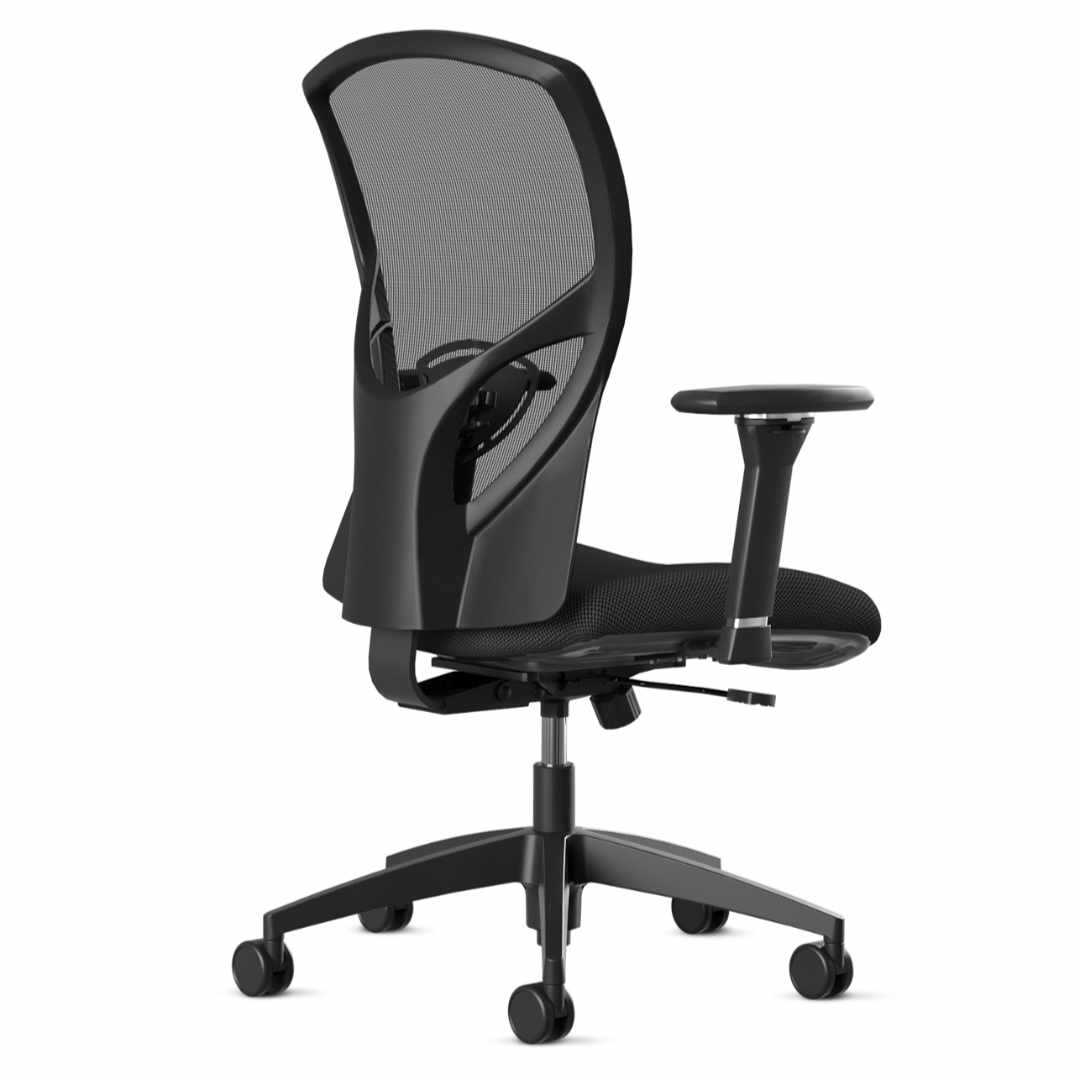 216-9to5seating-task-chair-back 216 9to5seating task chair back • Ships in 24 hours • Five-year warranty • Assembly required • Warranted to 300 lbs. • Graphite mesh back • Air grid mesh seat • 3" thick molded foam