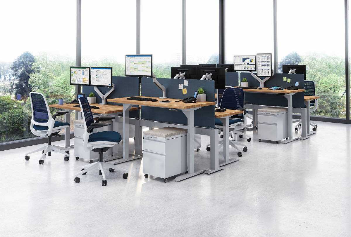 Envoy-1 - Envoy-2 - Mid HAT 4-pack - nature backdrop Envoy 1 Envoy 2 Mid HAT 4 pack nature backdrop <ul> <li>Screen size: Up to 32"</li> <li>Mount supports monitors 2.2 - 19.8 lbs.</li> <li>Color: Silver</li> <li>Height Adjustment: 13.2 | Extension Range 23.7"</li> <li>Pivot: Landscape / Portrait</li> <li>Rotation: 270° at base, 360° at mid joint, 180° at upper joint</li> <li>VESA Compatibility: 75 & 100mm, quick-release adapter included</li> <li>Warranty 10 years</li> </ul>